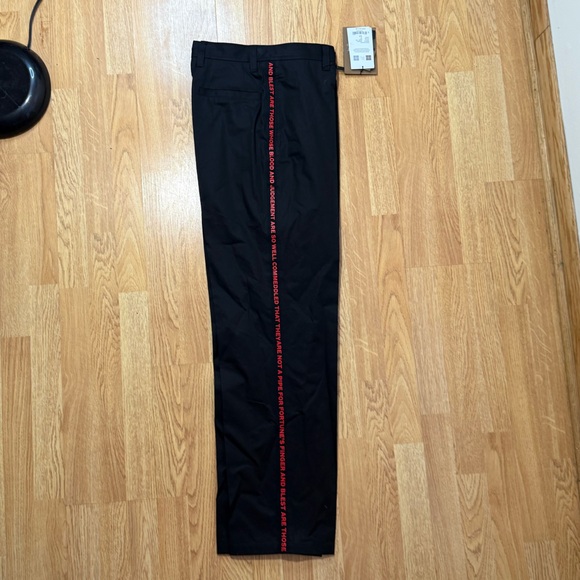 Burberry Other - Burberry Black Joggers with Red Stripe